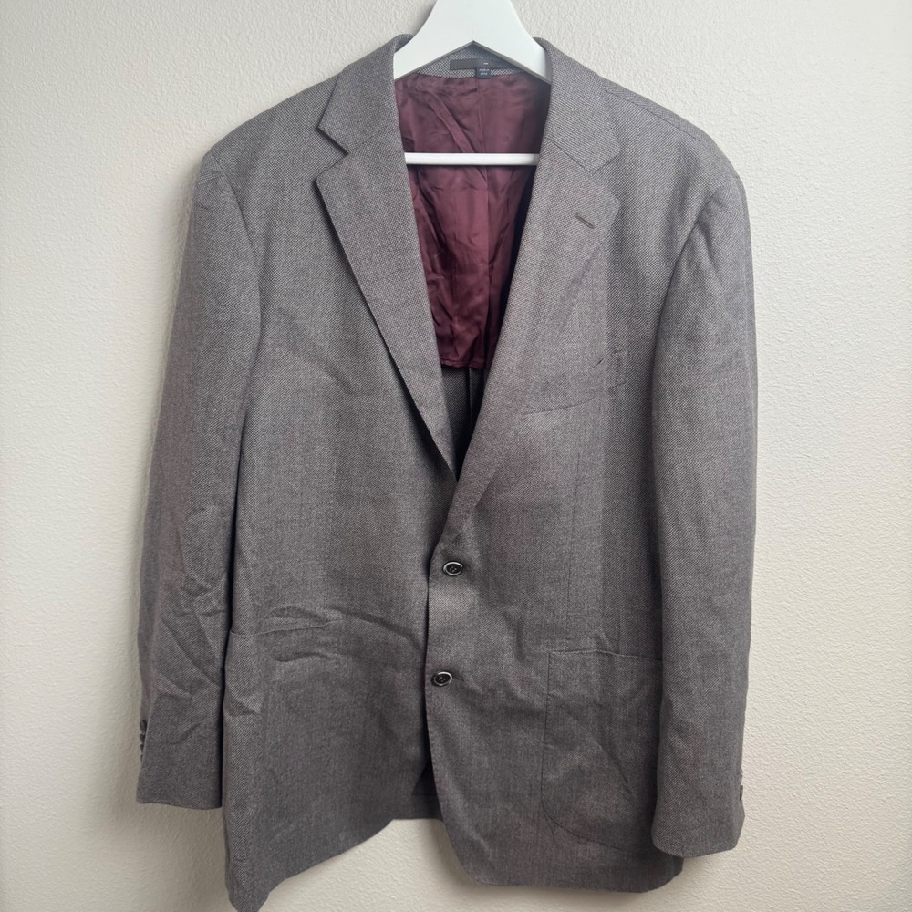 Suitsupply Havana Blazer 42S Slim Fit Grey Reda Super 110s Wool Sport Coat